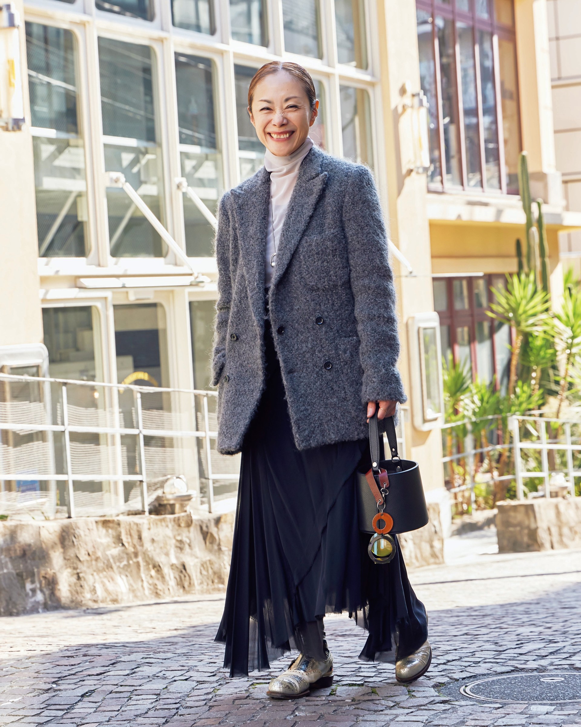 マチュア世代のおしゃれスナップ。15年前に買ったメンズジャケット…