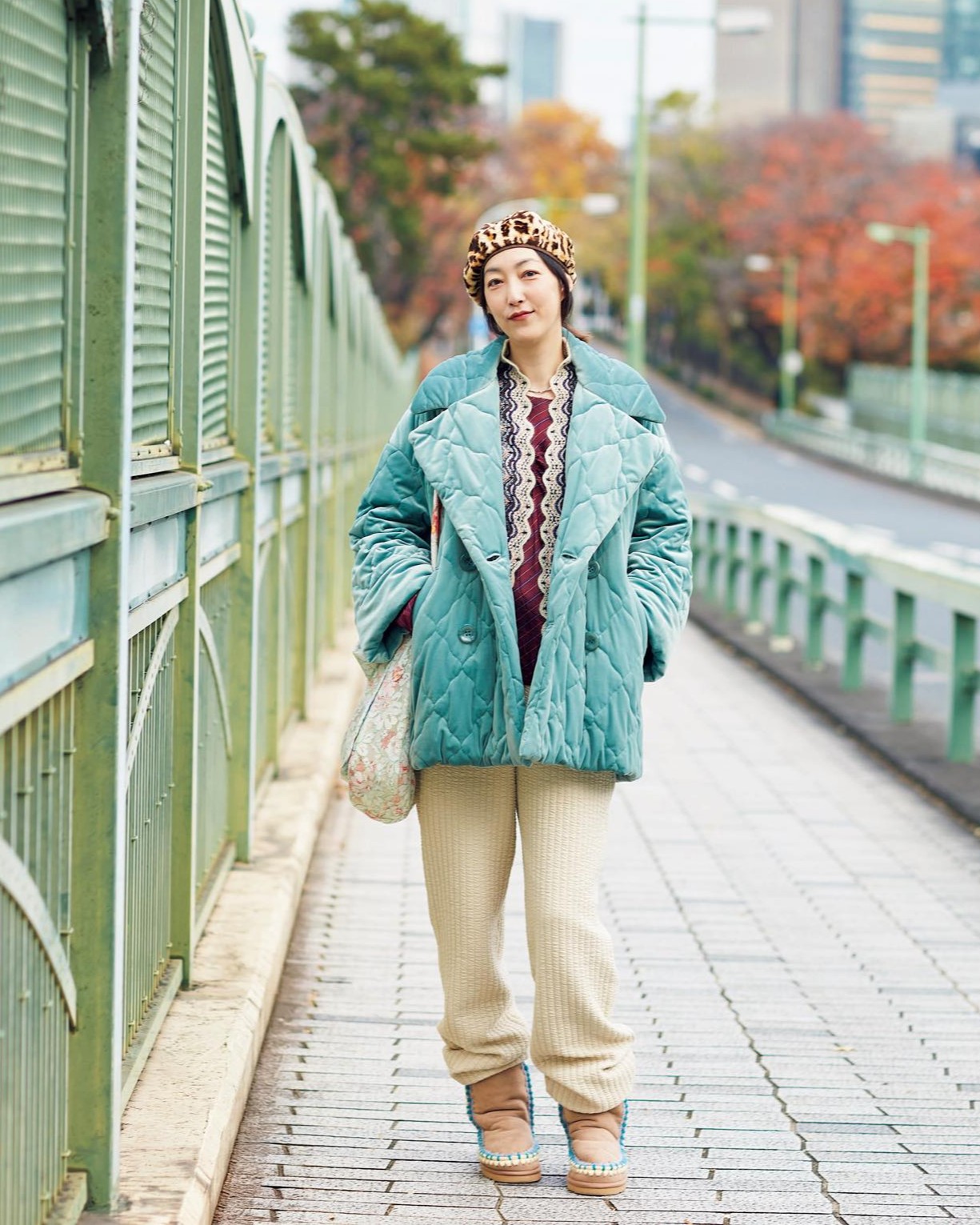 憧れモデル・田辺あゆみさんの私服スナップ。「以前ご近所さんだっ…